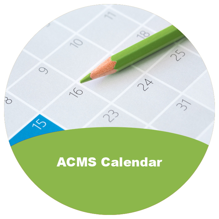 ACMS Calendar of Events